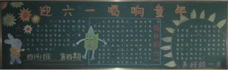 六一兒童節(jié)黑板報(bào)迎六一唱響童年