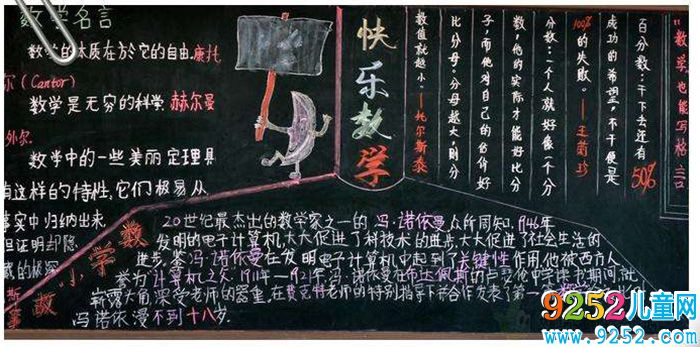 快樂數(shù)學(xué)<a href=http://www.inspiredelm.com/heiban/ target=_blank class=infotextkey>黑板報</a>圖片