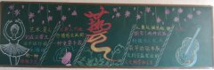 有關藝術的黑板報 藝術黑板報