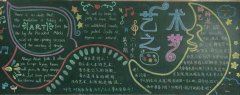 藝術黑板報，感受藝術之美