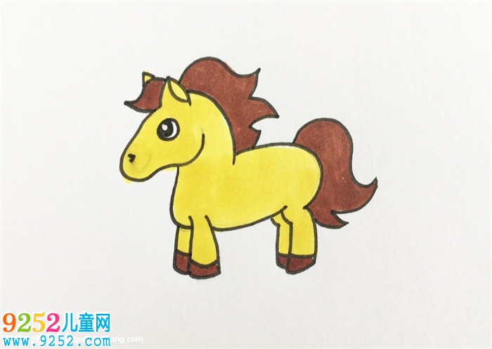怎樣畫馬