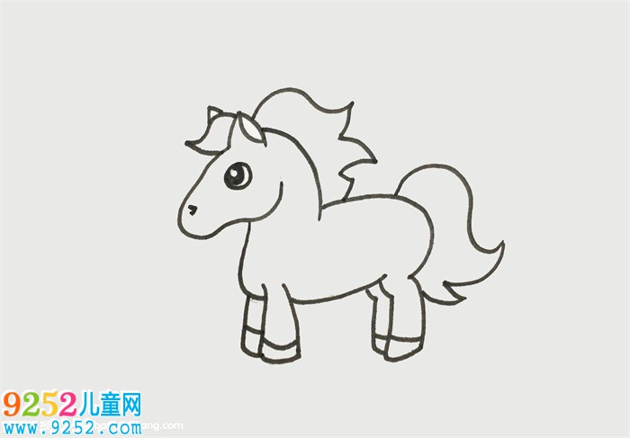 怎樣畫馬