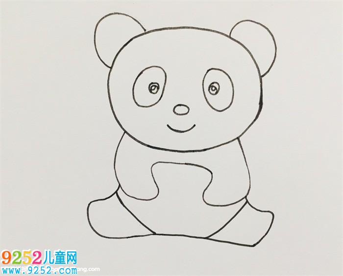 熊貓怎么畫漂亮又可愛