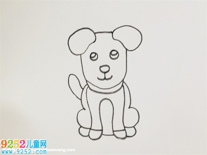 小狗怎么畫簡單又漂亮