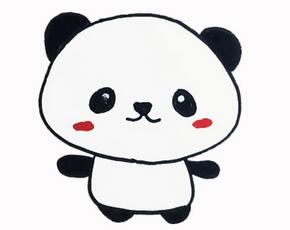 簡易熊貓畫法