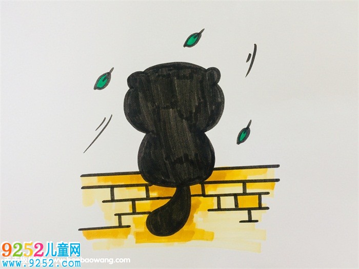 黑色貓咪背景<a href=http://www.inspiredelm.com/jianbihua/ target=_blank class=infotextkey>簡(jiǎn)筆畫</a>