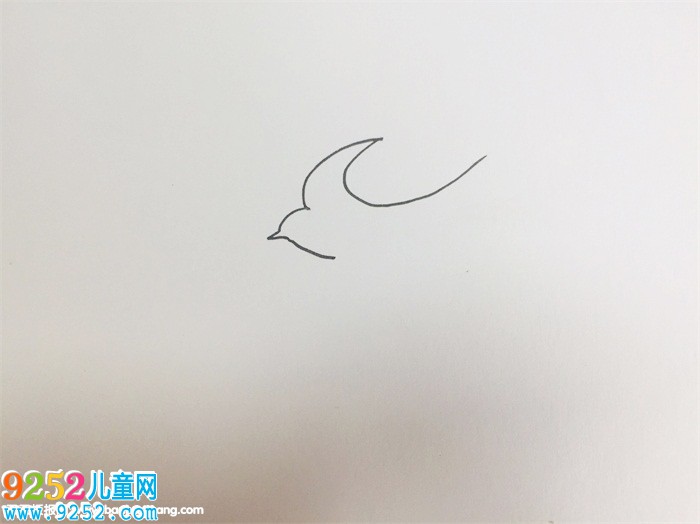 燕子怎么畫一步一步教