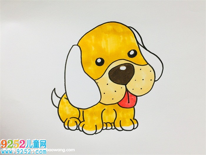 小狗<a href=http://www.inspiredelm.com/jianbihua/ target=_blank class=infotextkey>簡筆畫</a>一步一步教