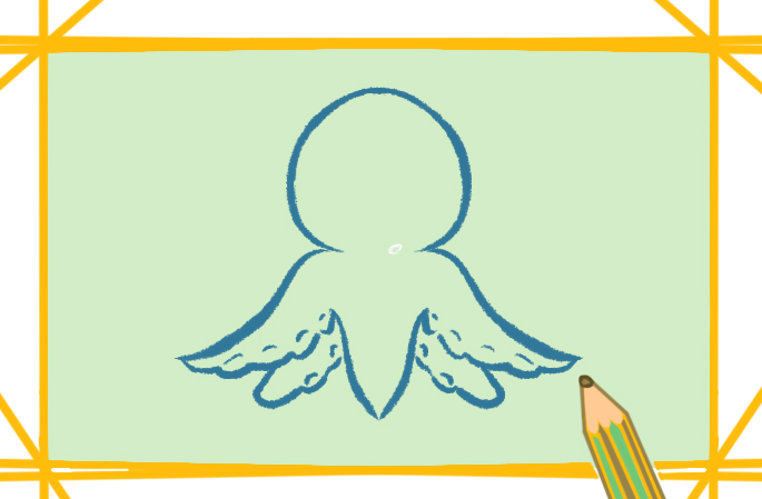 開心的章魚上色<a href=http://www.inspiredelm.com/jianbihua/ target=_blank class=infotextkey>簡筆畫</a>要怎么畫