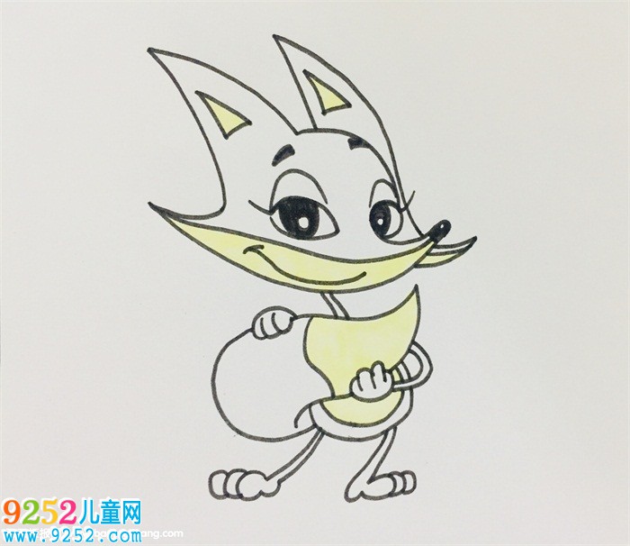狐貍<a href=http://www.inspiredelm.com/jianbihua/ target=_blank class=infotextkey>簡(jiǎn)筆畫(huà)</a>步驟