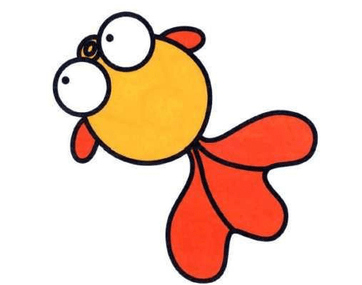 彩色的魚(yú)簡(jiǎn)筆