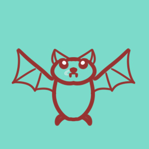 傳染源的蝙蝠<a href=http://www.inspiredelm.com/jianbihua/ target=_blank class=infotextkey>簡(jiǎn)筆畫(huà)</a>原創(chuàng)教程步驟