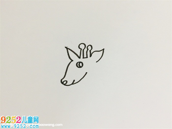 怎么畫長頸鹿