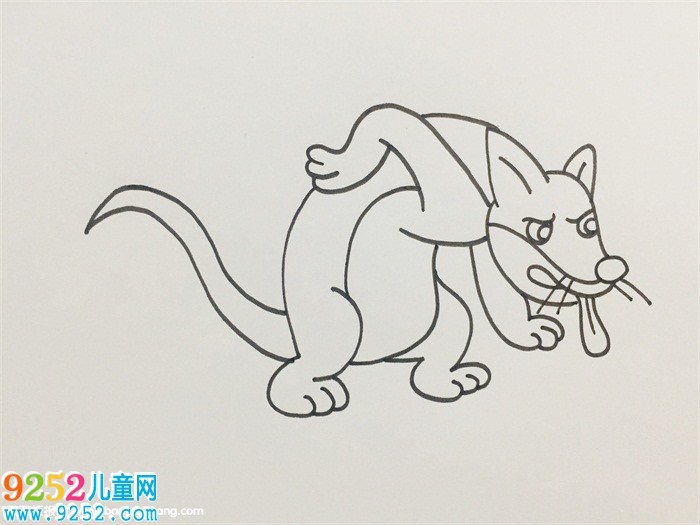 黃鼠狼怎么畫