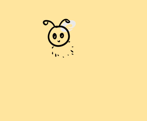 超簡(jiǎn)單的蜜蜂簡(jiǎn)筆步驟圖