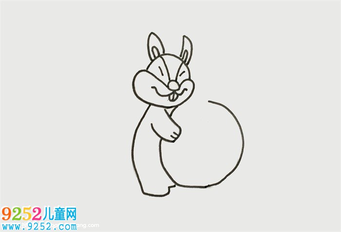 小松鼠怎么畫