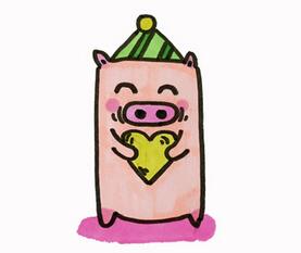小豬怎么畫簡單又可愛