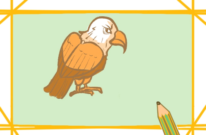 簡單的老鷹<a href=http://www.inspiredelm.com/jianbihua/ target=_blank class=infotextkey>簡筆畫</a>圖片怎么畫