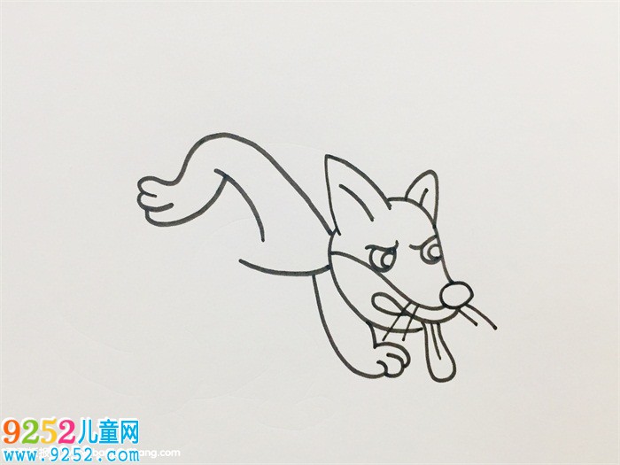 黃鼠狼怎么畫