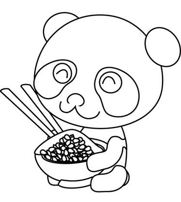 熊貓簡(jiǎn)筆步驟及圖片