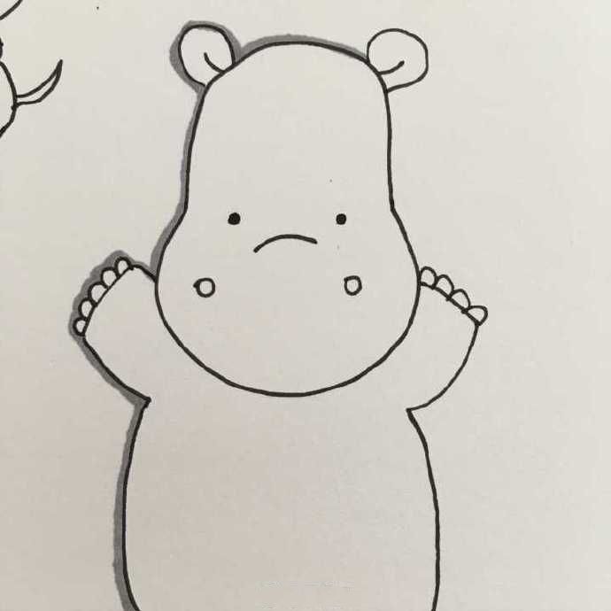 小動物簡筆畫大全可愛，最簡單的小動物簡筆畫大全