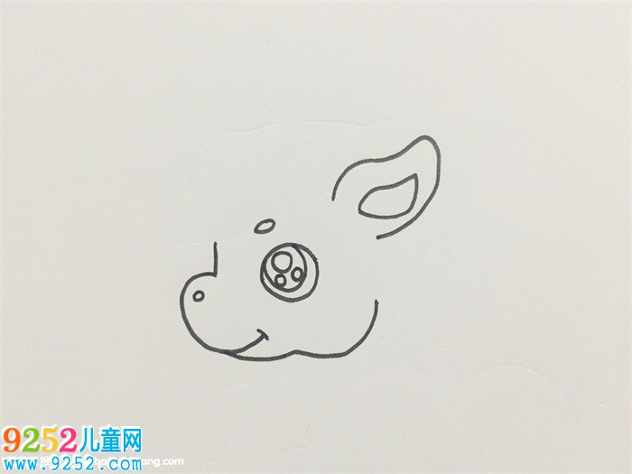 草原和馬怎么畫
