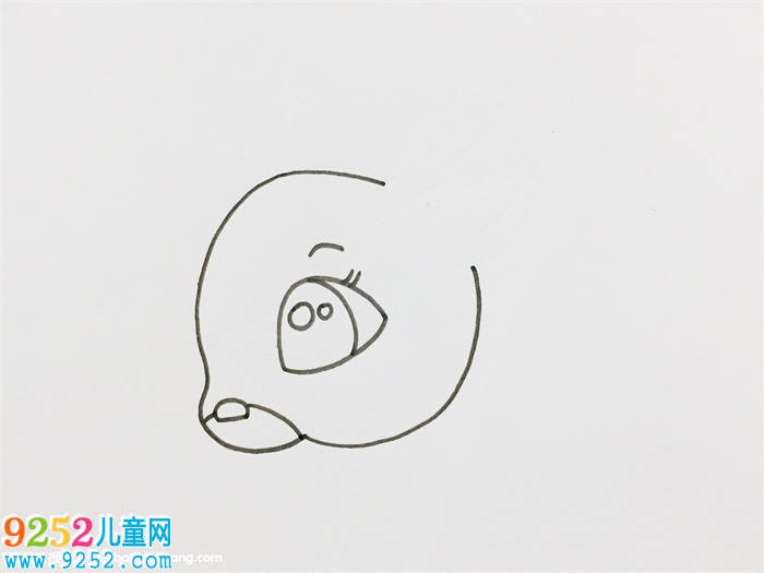 梅花鹿的頭怎么畫