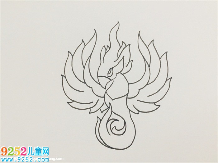 朱雀怎么畫
