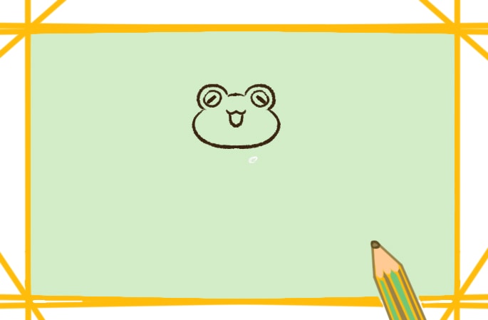 超可愛(ài)的青蛙<a href=http://www.inspiredelm.com/jianbihua/ target=_blank class=infotextkey>簡(jiǎn)筆畫(huà)</a>圖片怎么畫(huà)