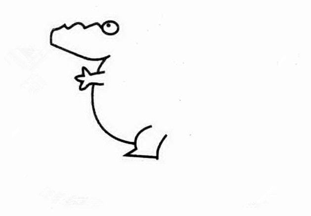 2種鱷魚動(dòng)物簡筆 畫法