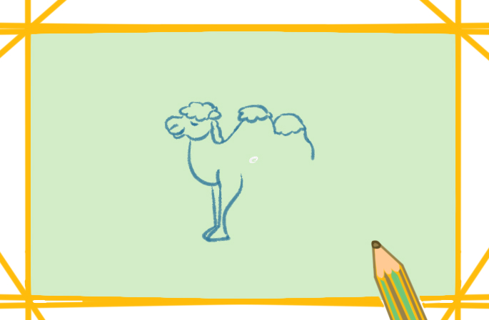 容易畫的駱駝上色<a href=http://www.inspiredelm.com/jianbihua/ target=_blank class=infotextkey>簡筆畫</a>要怎么畫