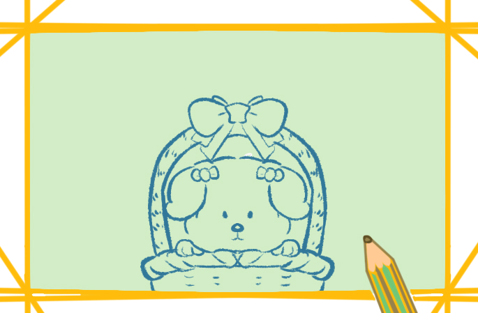 漂亮的白狗上色<a href=http://www.inspiredelm.com/jianbihua/ target=_blank class=infotextkey>簡(jiǎn)筆畫(huà)</a>要怎么畫(huà)