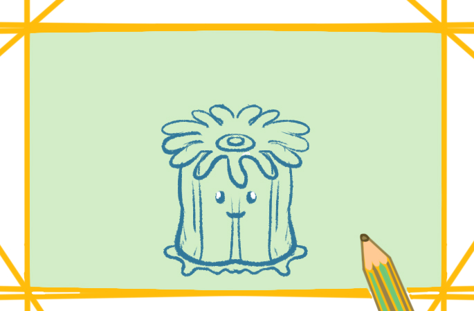 海底的海葵<a href=http://www.inspiredelm.com/jianbihua/ target=_blank class=infotextkey>簡筆畫</a>圖片怎么畫