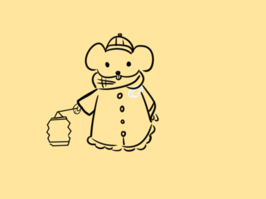 新年<a href=http://www.inspiredelm.com/shouchaobao/ target=_blank class=infotextkey>手抄報(bào)</a>老鼠提燈籠簡筆