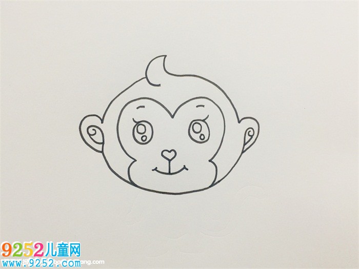 金絲猴怎么畫