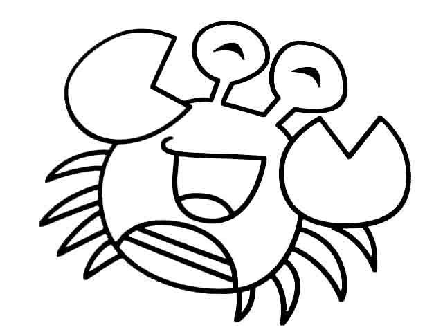 動(dòng)物螃蟹簡(jiǎn)筆畫