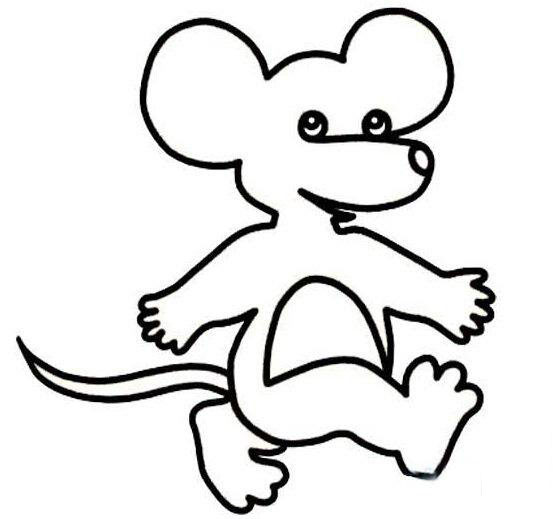 老鼠卡通<a href=http://www.inspiredelm.com/jianbihua/ target=_blank class=infotextkey>簡筆畫</a>圖片_老鼠兒童繪畫作品圖集