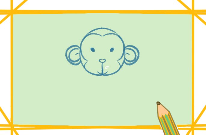 大耳朵的猴上色<a href=http://www.inspiredelm.com/jianbihua/ target=_blank class=infotextkey>簡(jiǎn)筆畫(huà)</a>要怎么畫(huà)