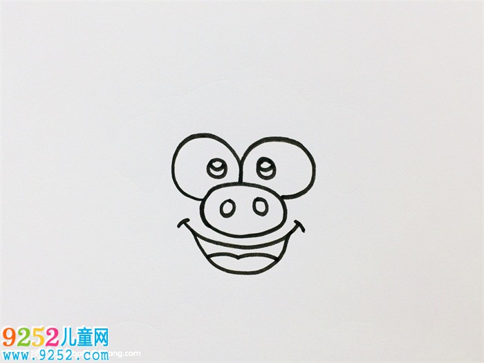 簡易豬的畫法