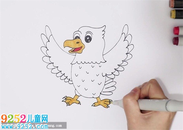 老鷹<a href=http://www.inspiredelm.com/jianbihua/ target=_blank class=infotextkey>簡筆畫</a>