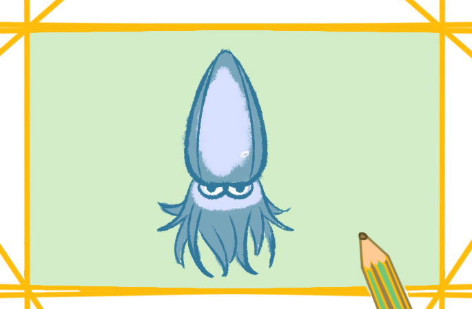 聰明的章魚上色<a href=http://www.inspiredelm.com/jianbihua/ target=_blank class=infotextkey>簡筆畫</a>要怎么畫