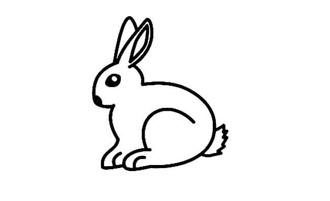 奔跑的小兔子<a href=http://www.inspiredelm.com/jianbihua/ target=_blank class=infotextkey>簡(jiǎn)筆畫(huà)</a>圖片_兔子兒童繪畫(huà)作品圖集