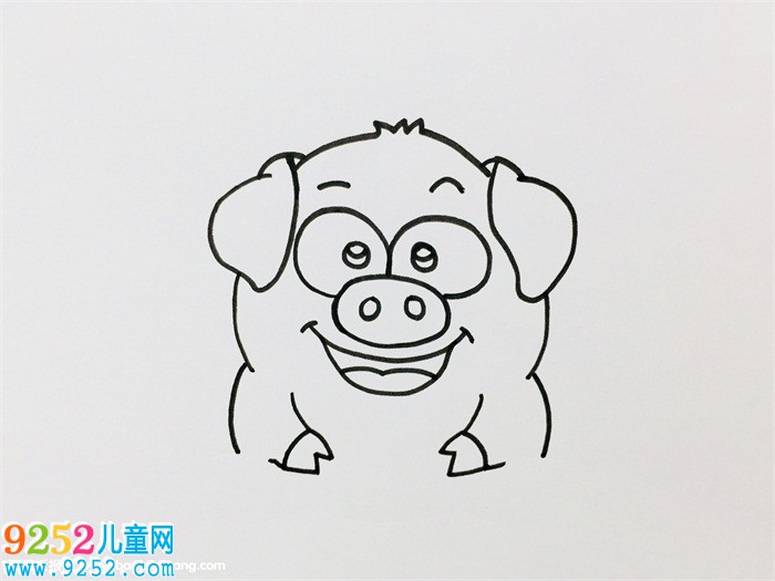 簡易豬的畫法