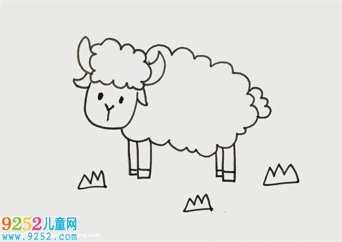 小羊怎么畫簡單又漂亮