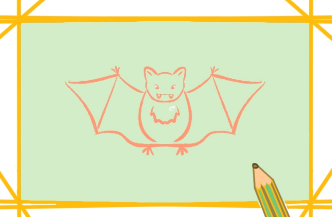 飛翔的蝙蝠<a href=http://www.inspiredelm.com/jianbihua/ target=_blank class=infotextkey>簡(jiǎn)筆畫</a>圖片怎么畫