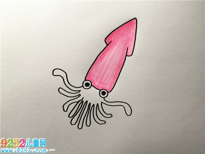 烏賊怎么畫簡(jiǎn)單又好看