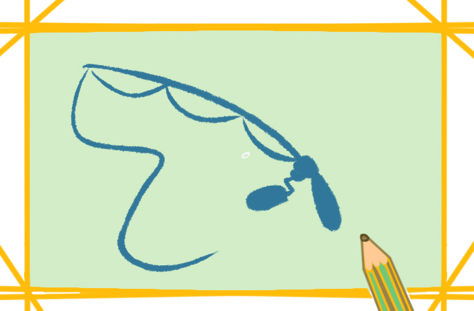 簡單的魚竿上色<a href=http://www.inspiredelm.com/jianbihua/ target=_blank class=infotextkey>簡筆畫</a>要怎么畫