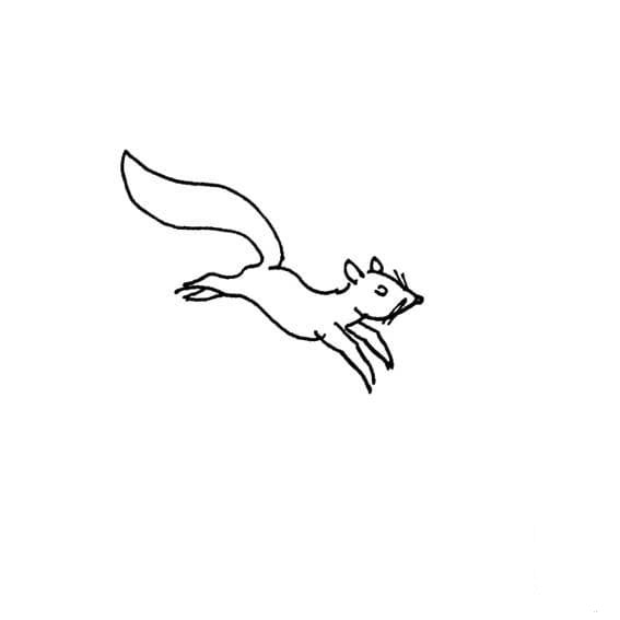 卡通松鼠<a href=http://www.inspiredelm.com/jianbihua/ target=_blank class=infotextkey>簡筆畫</a>圖片_卡通松鼠兒童繪畫圖集