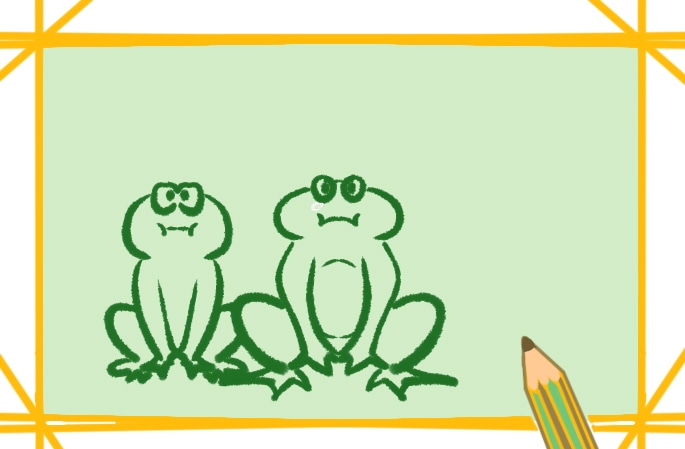 呱呱叫的青蛙<a href=http://www.inspiredelm.com/jianbihua/ target=_blank class=infotextkey>簡(jiǎn)筆畫</a>圖片怎么畫