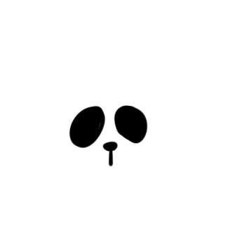 超簡單的熊貓頭<a href=http://www.inspiredelm.com/jianbihua/ target=_blank class=infotextkey>簡筆畫</a>原創(chuàng)教程步驟